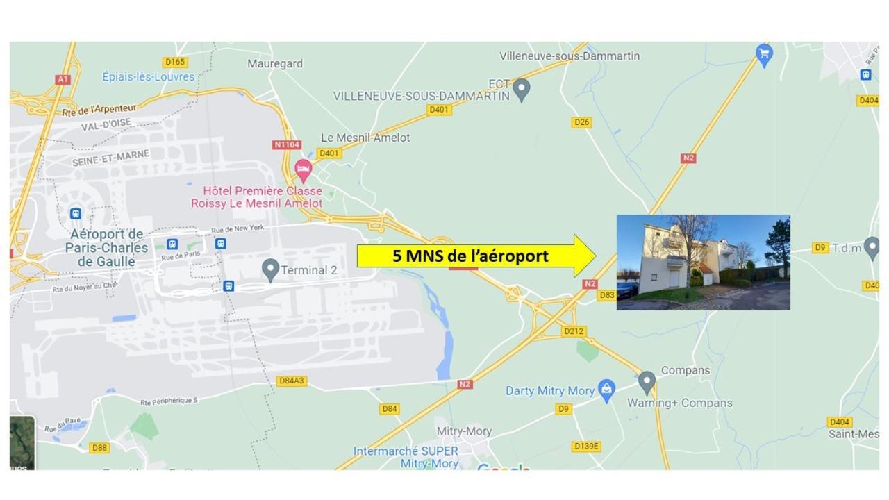 Le Stop N'Go Cdg - Airport - Asterix - Paris Thieux  Exterior foto